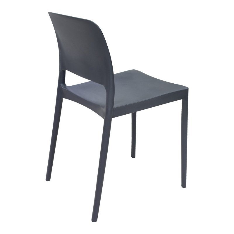 Καρέκλα Fenxy pp σε μαύρη απόχρωση 38x42x77εκ - Image 2