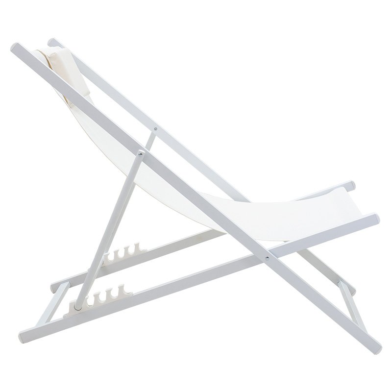 Σεζλόνγκ επαγγελματική Corte αλουμίνιο λευκό-textilene μπεζ - Image 3