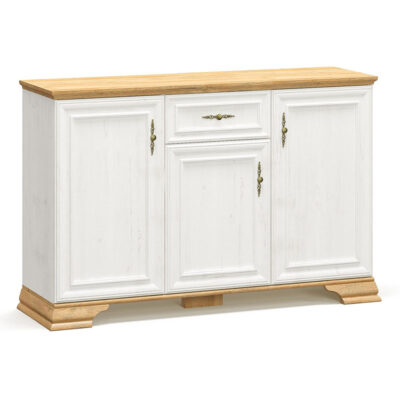 Μπουφές Jaden golden SONOMA-λευκό antique 137,5x39x88,5εκ