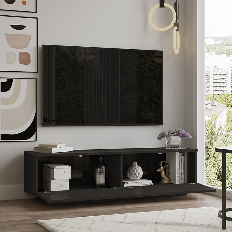 Έπιπλο τηλεόρασης Zoeva wenge 140x.35x38.2εκ - Image 2