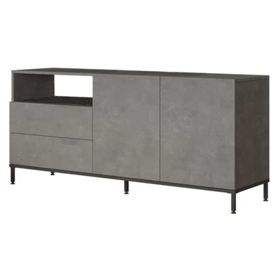 Μπουφές Evaluate ανθρακί antique-wenge 170x46.5x75.5εκ