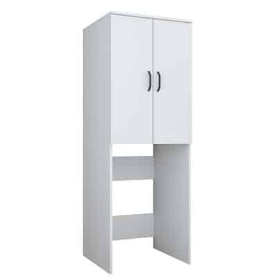 Έπιπλο πλυντηρίου Laudy λευκό μελαμίνης 65x62.5x181.8εκ