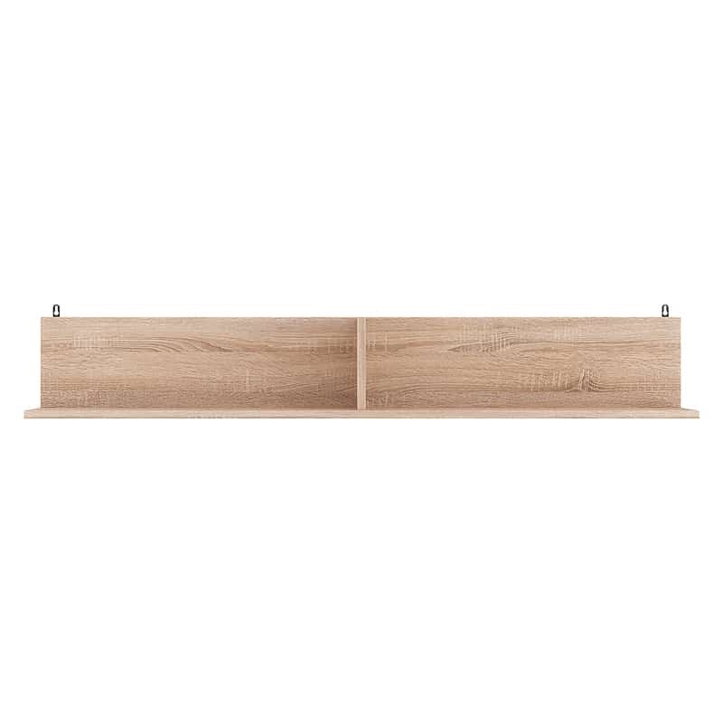 Ραφιέρα τοίχου Drowel μελαμίνης σε sonoma απόχρωση 130x21.6x20εκ - Image 3
