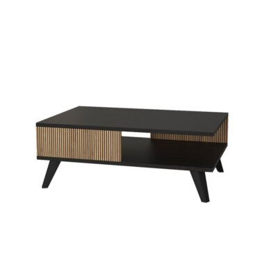 Τραπέζι σαλονιού Flipter μελαμίνης SONOMA-μαύρο 83x54x34εκ