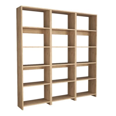 Βιβλιοθήκη Rabuku σε SONOMA απόχρωση 146x22x123εκ