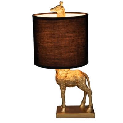 Επιτραπέζιο φωτιστικό Giraffe Ε27 μαύρο-χρυσό 22.5x20x42εκ