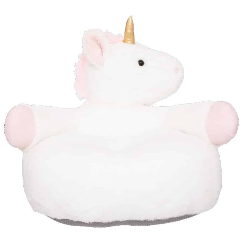 Παιδική πολυθρόνα Unicorn λευκό 48x42x45εκ - Image 2