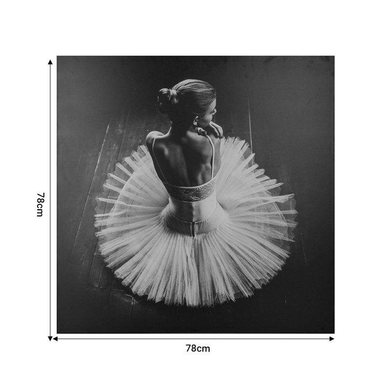 Πίνακας σε καμβά Dancer mdf 78x3x78εκ - Image 2
