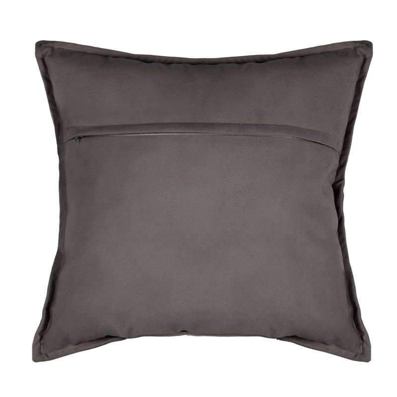 Μαξιλάρι διακοσμητικό Glober ύφασμα σε ανθρακί απόχρωση 45x45εκ - Image 2