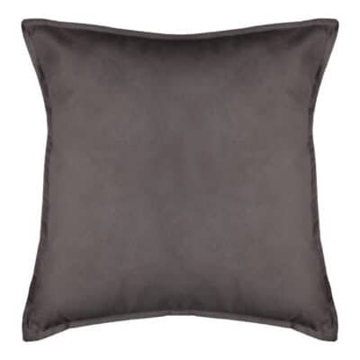 Μαξιλάρι διακοσμητικό Glober ύφασμα σε ανθρακί απόχρωση 45x45εκ