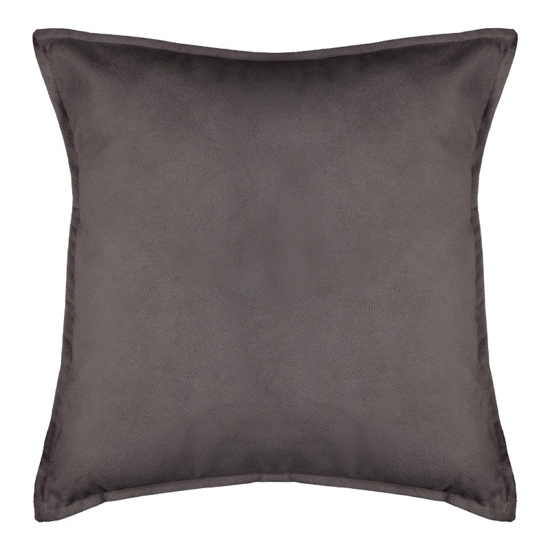 Μαξιλάρι διακοσμητικό Glober ύφασμα σε ανθρακί απόχρωση 45x45εκ