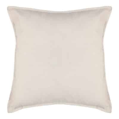 Μαξιλάρι διακοσμητικό Glober ύφασμα σε ιβουάρ απόχρωση 45x45εκ