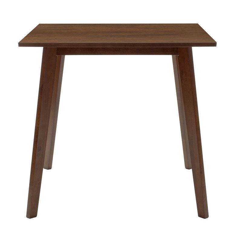 Tραπεζαρία Benson - Orlean σετ 5τμχ καρυδί - ύφασμα μπεζ 80x80x75εκ - Image 4