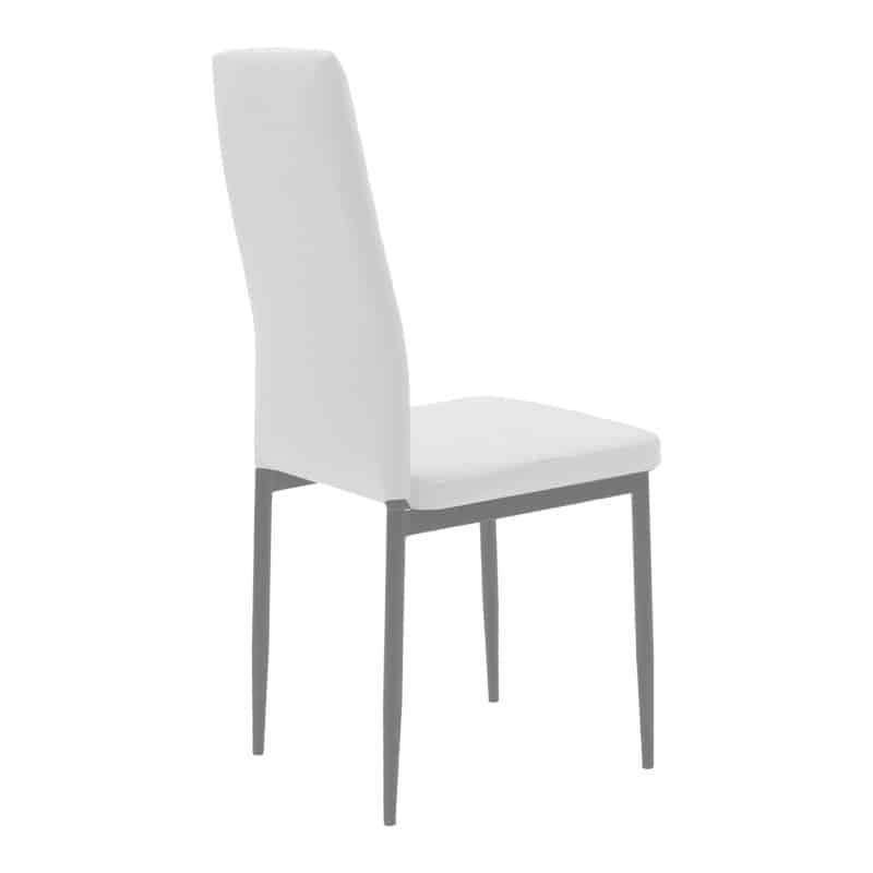 Τραπεζαρία Natali-Parker σετ 3τεμ MDF λευκό-πόδια φυσικό 80x80x76εκ - Image 3