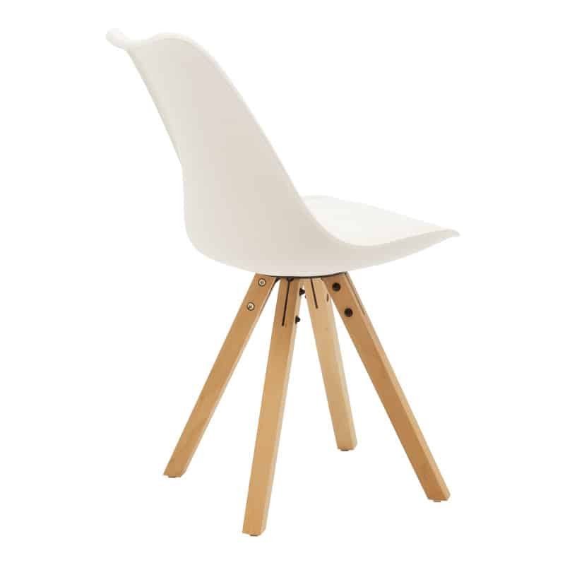 Τραπεζαρία Quana-Caron σετ 5τεμ γυάλινο 8χιλ διάφανο - λευκό πόδι 120x70x75εκ - Image 3