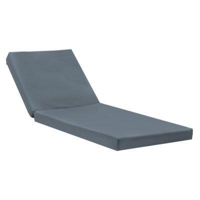 Μαξιλάρι ξαπλώστρας Sadie ύφασμα σε γκρι απόχρωση 65x185x15εκ