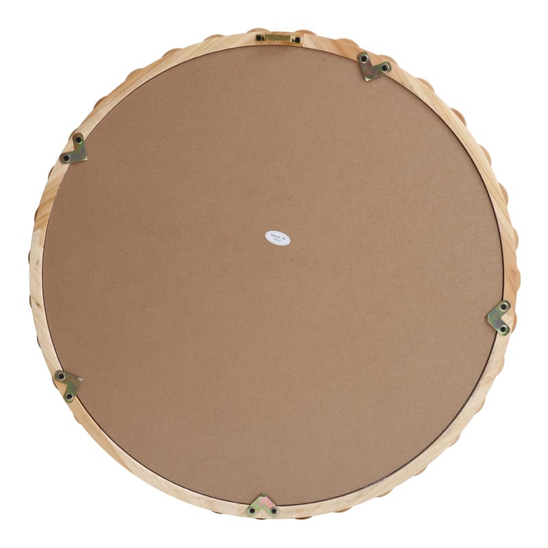 Καθρέπτης Specio ξύλο σε φυσική απόχρωση Φ60x4.5εκ - Image 4