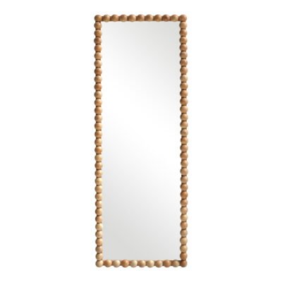 Καθρέπτης Ledalo ξύλο σε φυσική απόχρωση 45x4.5x130εκ