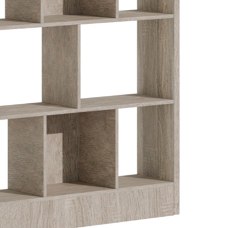 Βιβλιοθήκη Dividre sonoma SONOMA μελαμίνης 120x30x181εκ - Image 4