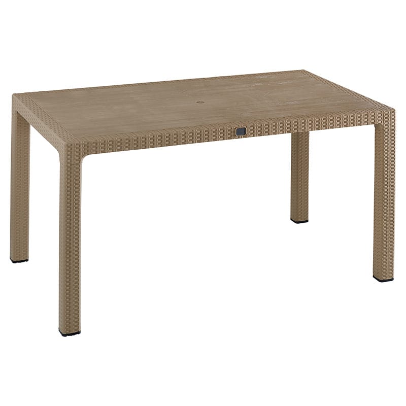 Τραπεζαρία Explore-Frontline σετ 7τεμ PP cappuccino 150x90x73,5εκ. - Image 2