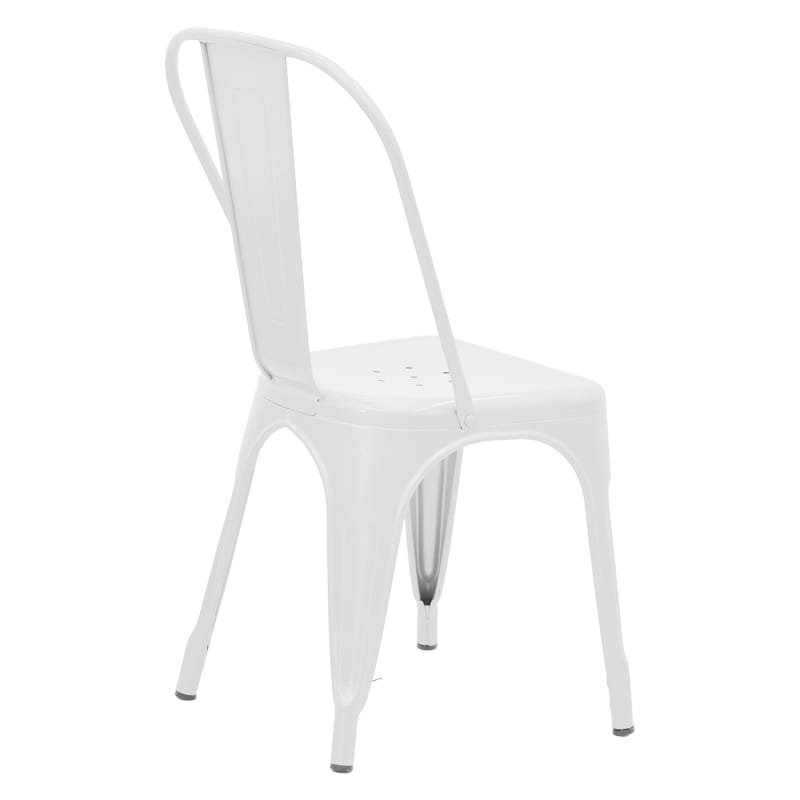 Καρέκλα Utopia λευκό μέταλλο 44x44x85εκ - Image 2