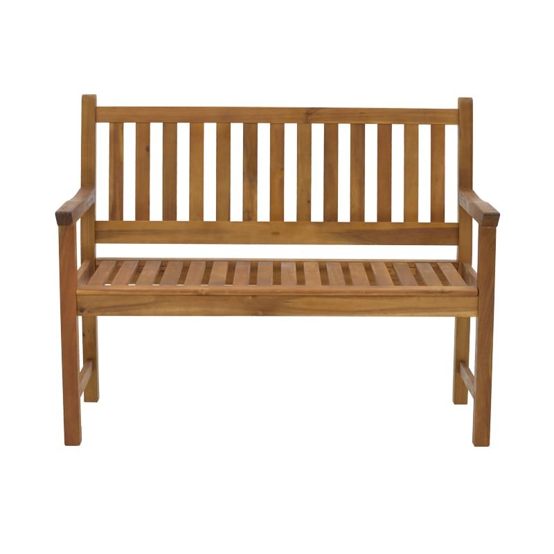 Παγκάκι διθέσιο Trico ξύλο ακακίας φυσικό 120x62x95εκ - Image 2