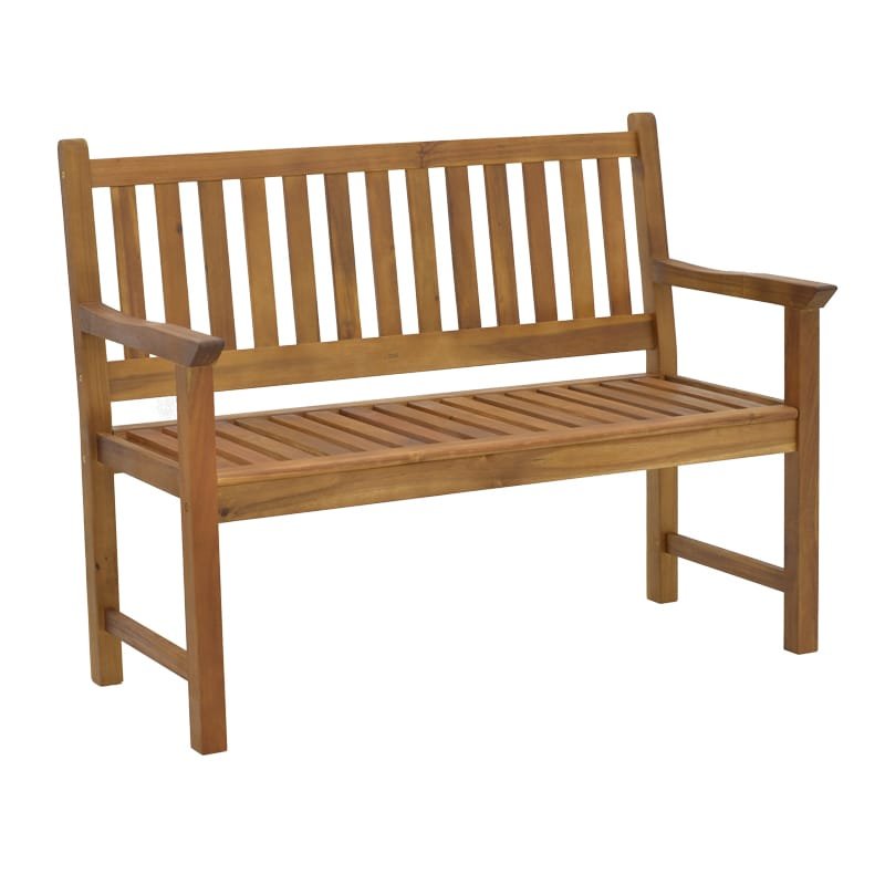 Παγκάκι διθέσιο Trico ξύλο ακακίας φυσικό 120x62x95εκ