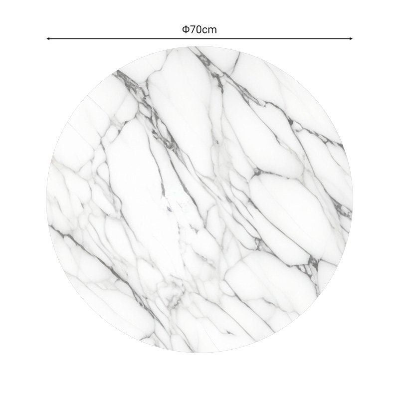 Επιφάνεια τραπεζιού Kailo τ.Werzalit όψη μαρμάρου Φ70εκ - Image 3