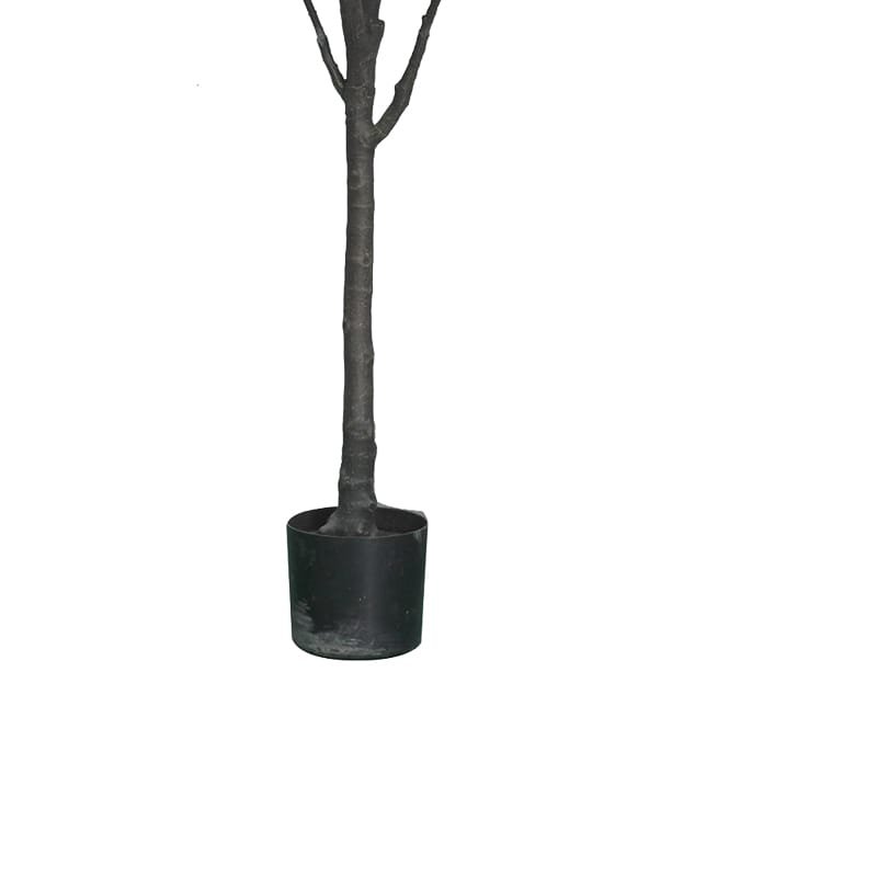 Διακοσμητικό φυτό Mangola I σε γλάστρα Inart λευκό pp Υ155εκ - Image 3