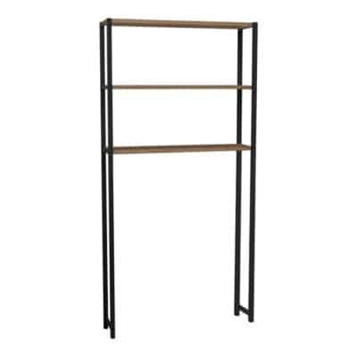 Έπιπλο πλυντηρίου Bothy SONOMA μελαμίνης-μαύρο μέταλλο 70x21x150εκ