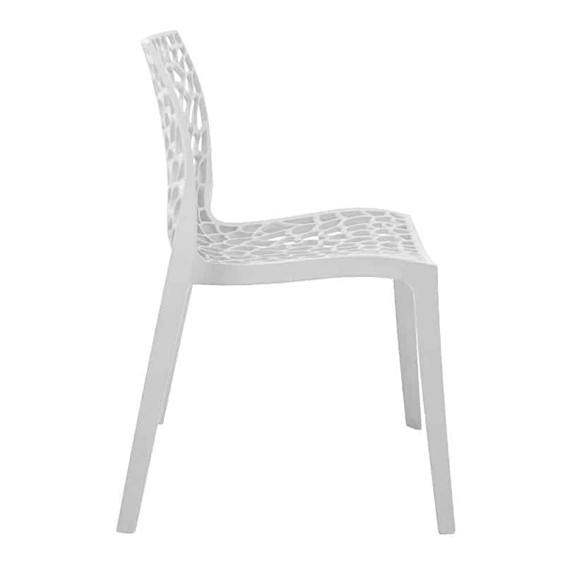 Καρέκλα Hush pp σε λευκή απόχρωση 50x57x81εκ - Image 3