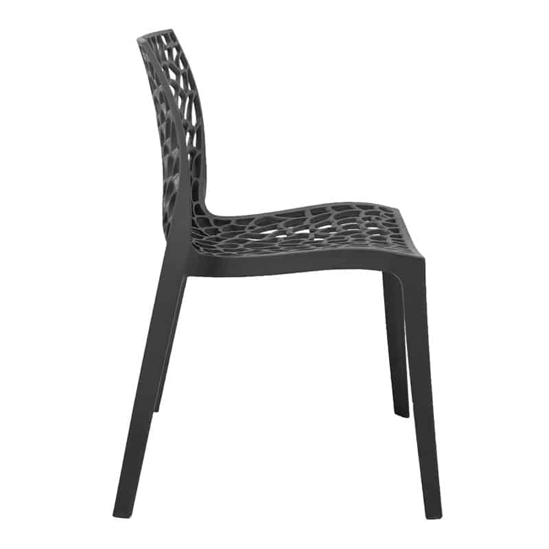 Καρέκλα Hush pp σε ανθρακί απόχρωση 50x57x81εκ - Image 3