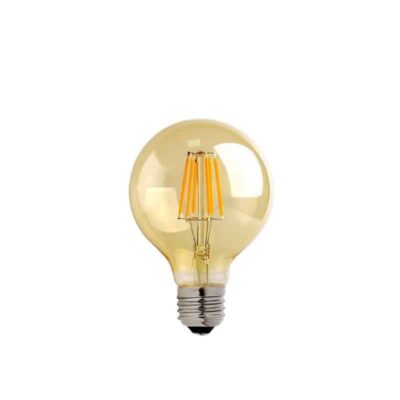 Λαμπτήρας LED G80 Bulb 4W E27 3000K 200-220V amber
