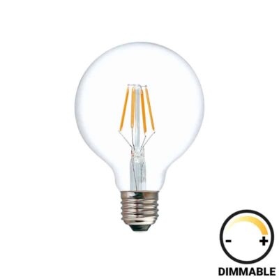 Λαμπτήρας LED G125 Bulb dimmable 8W E27 clear