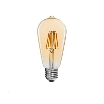 Λαμπτήρας LED ST64 Bulb 4W 3000K E27 amber