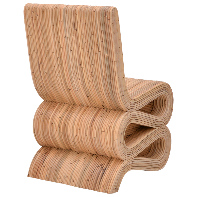 Πολυθρόνα Favorsy rattan σε φυσική απόχρωση 65x52x90εκ - Image 2