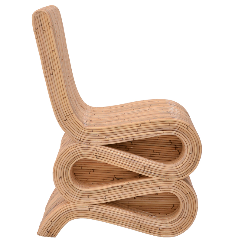 Πολυθρόνα Favorsy rattan σε φυσική απόχρωση 65x52x90εκ - Image 3