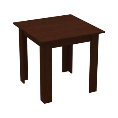 Τραπέζι Manka I σε wenge απόχρωση 80x80x77εκ