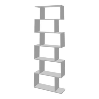Βιβλιοθήκη Sezen σε λευκή απόχρωση 70x24x191.5εκ