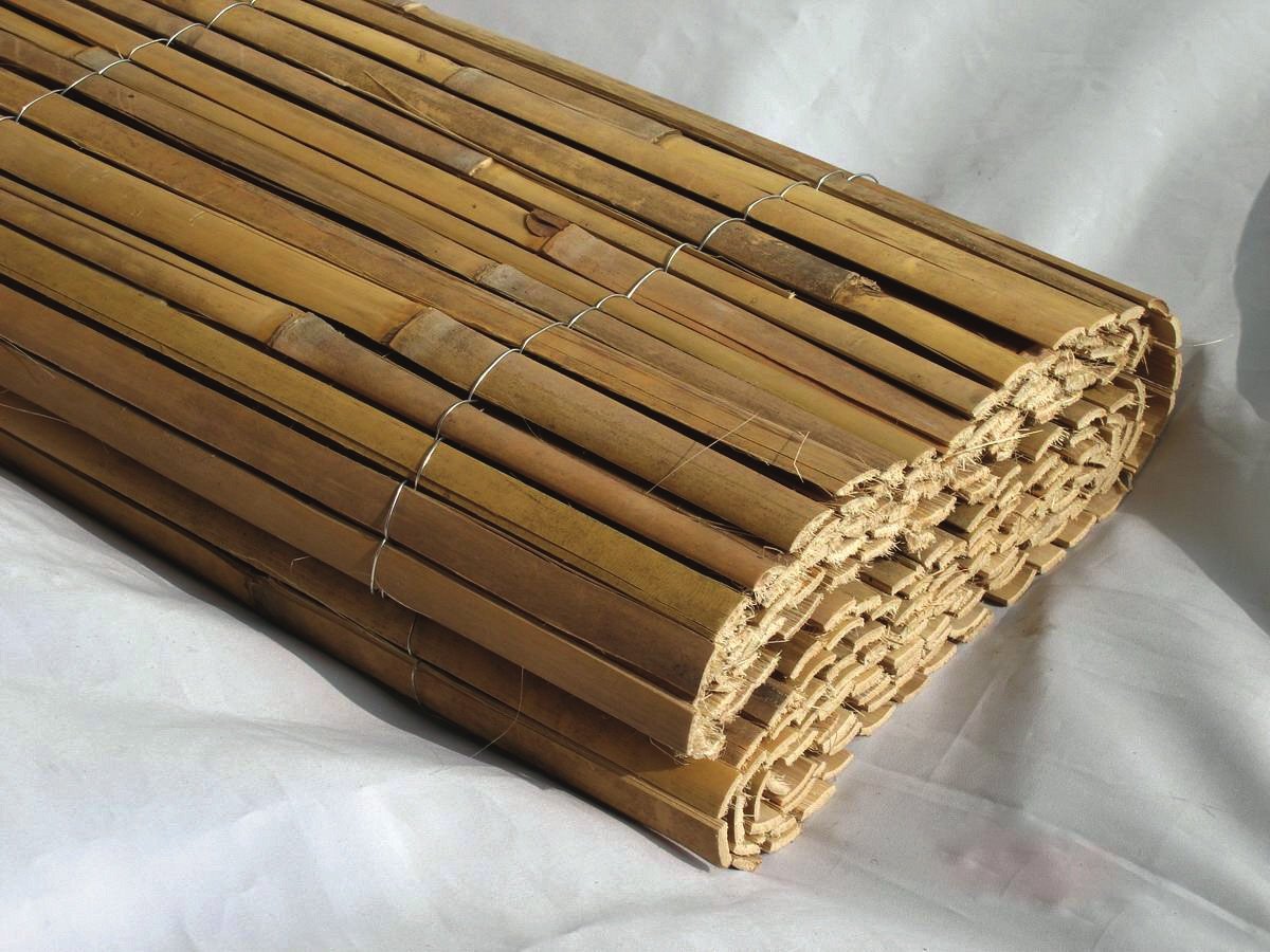 Καλαμωτή Εξωτερικού Χώρου Με Μισό Καλάμι 200(h) x 300cm , 2 x 12mm - Image 2