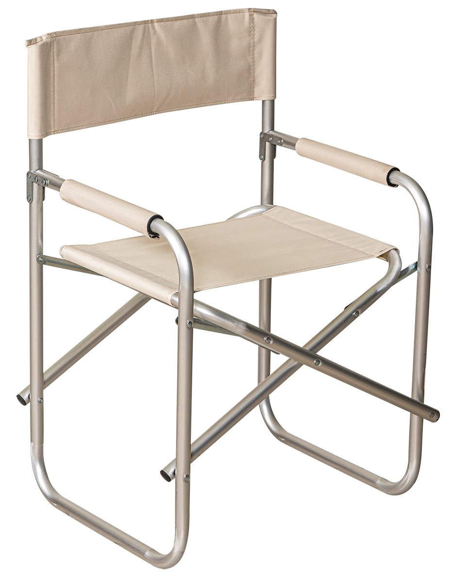 Λευκό Πτυσσόμενο Καρεκλάκι Παραλίας Με Αλουμίνιο Σκελετό , 49(w) x 56(d) x 43/82(h)cm