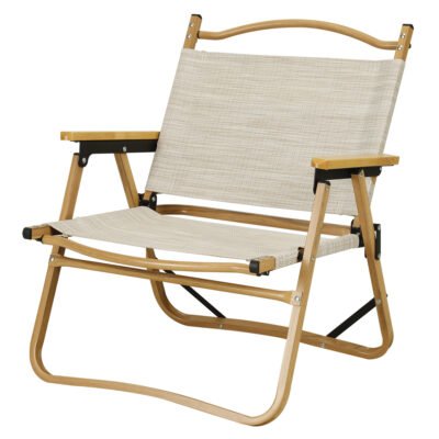 Πτυσσόμενο Καρεκλάκι Παραλίας Με Αλουμίνιο Σκελετό Και Πράσινο Μελανζέ Διάτρητο 2 x 1, 42(w) x 53(d) x 61(h)cm