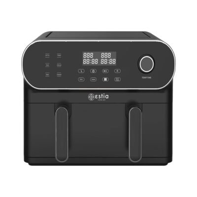 ESTIA ΦΡΙΤΕΖΑ ΑΕΡΟΣ DUO FRY 1700W 11L ΜΕ ΠΡΟΕΤΟΙΜΑΣΙΑ 2 ΔΙΑΦΟΡΕΤΙΚΩΝ ΓΕΥΜΑΤΩΝ