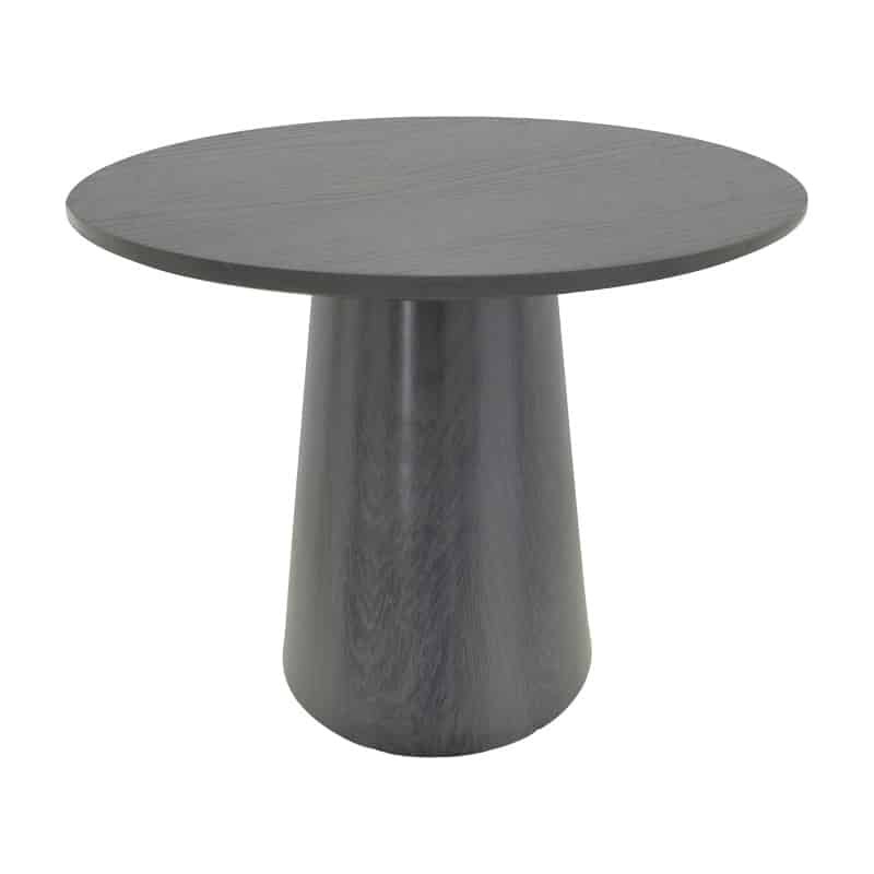 Tραπέζι Donda pakoworld mdf μαύρο Φ100x76εκ