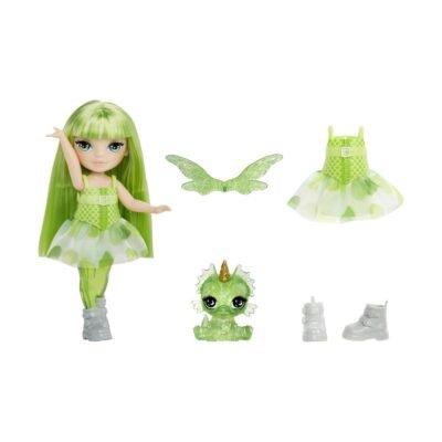 MGA Rainbow High: Rainbow Fantasy Fairies - Emerald Hunter Doll (543404)