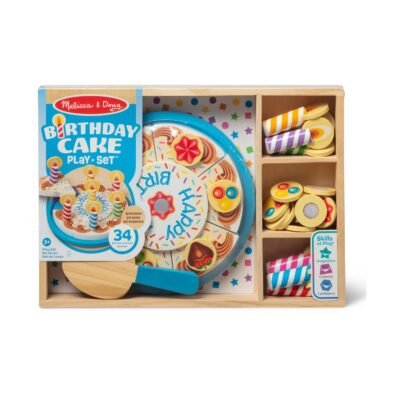 Melissa & Doug Pretend Play: Wood - Birthday Cake (6074876)