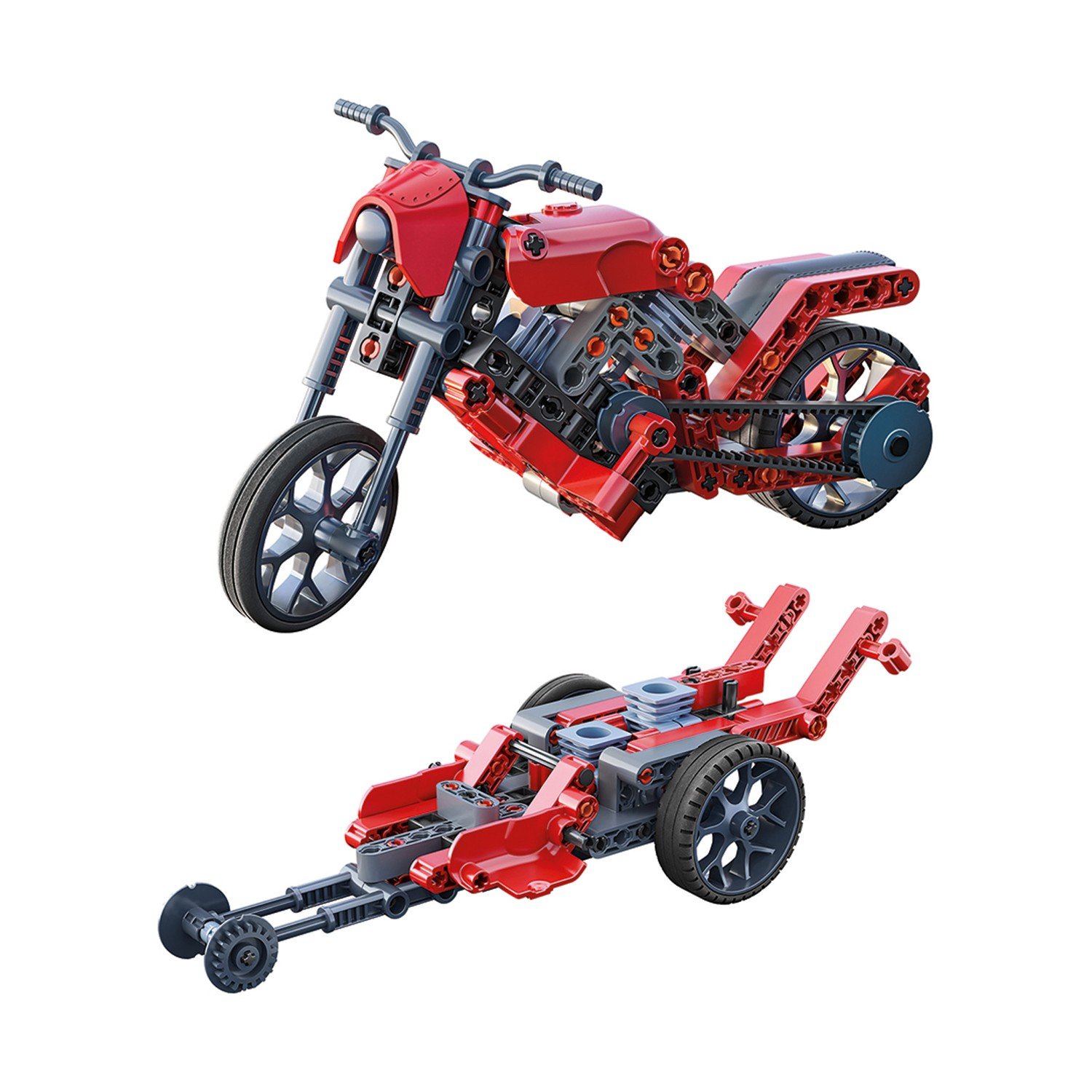 AS Μαθαίνω & Δημιουργώ: Εργαστήριο Μηχανικής Roadster & Dragster - Μαθαίνω & Δημιουργώ (63246) (1026-63246)