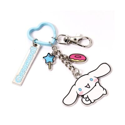 Carat Shop Hello Kitty - Cinnamoroll Keyring With Charms (HKKR0019)