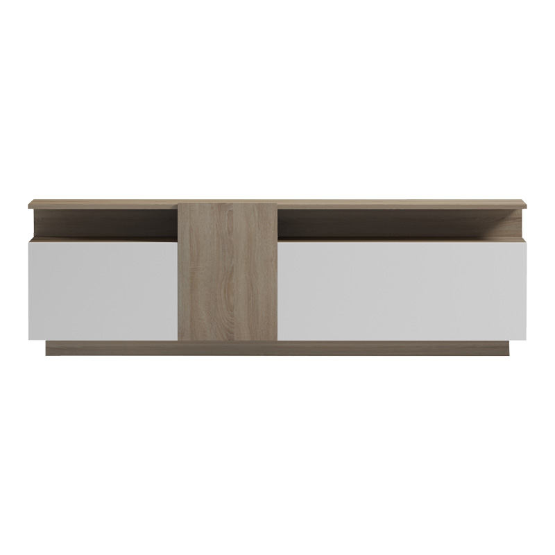 Μπουφές Vendora σε sonoma-λευκή απόχρωση 150x29.5x46.3εκ - Image 2