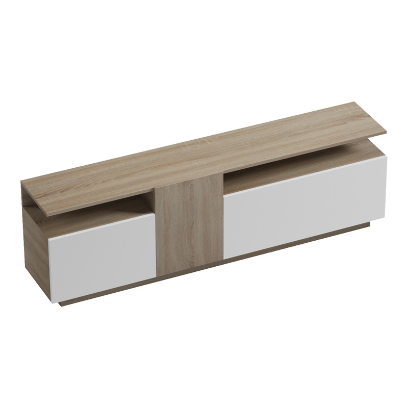 Μπουφές Vendora σε sonoma-λευκή απόχρωση 150x29.5x46.3εκ - Image 4